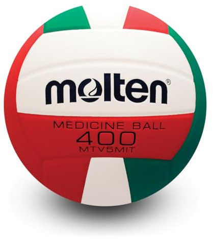 Molten Setter Training Volleyball Red/Green/White, Heavy Wgt/14.1-Ounce