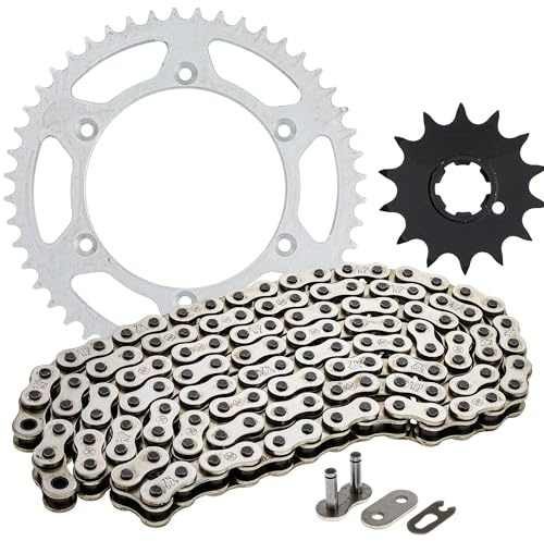 NICHE Drive Sprocket Chain Combo for Husqvarna CR250 Front 14 Rear 48 Tooth 520NZ Standard 120 Links