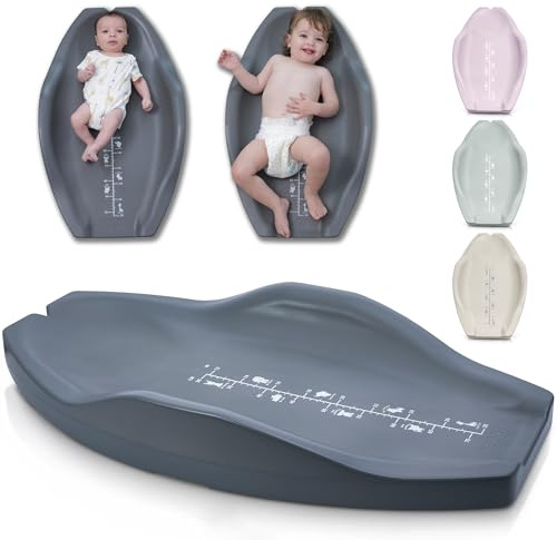 Apricity Baby Diaper Changing Pad – Waterproof Wipe-Clean Foam Changing Mat with Raised Sides, Non-Slip Base & Portable Design, Extra-Large 31.5” × 19.7” for Newborn to Toddler (Grey)