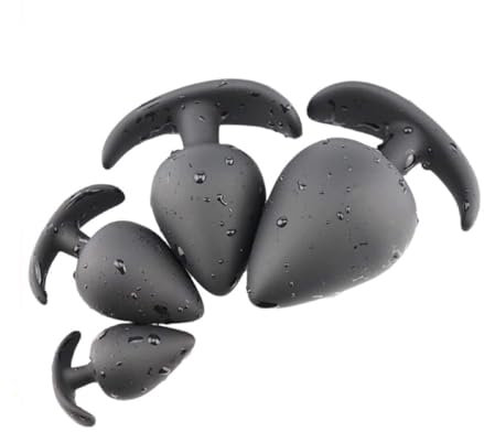 Butt Plug Anale Silicone Spina Anale Set Dildo Massaggio alla Prostata, Punto G e Masturbazione Plug Dilatatore Anale per Donne e Uomini