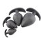 Butt Plug Anale Silicone Spina Anale Set Dildo Massaggio alla Prostata, Punto G e Masturbazione Plug Dilatatore Anale per Donne e Uomini