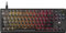 Corsair K70 CORE TKL RGB Tenkeyless Mechanical Gaming Keyboard – Pre-Lubricated MLX Red v2-Linear Switches – Double Layer Noise Reduction – ABS Double-Shot Keycaps – QWERTY NA – Black