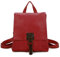 OBC Damen Rucksack Tasche Crossbody Handtasche Messenger Schultertasche Umhängetasche Shopper Vintage Kuriertasche Überschlagtasche Leder Optik Rot