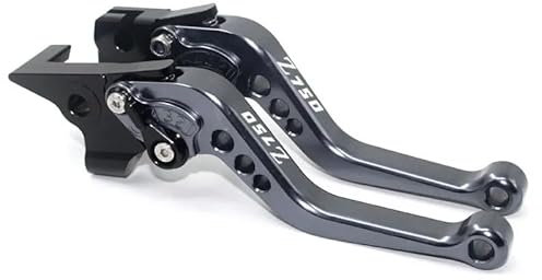 HZlailai Für Z750 2004-2006 2005 Kurze Kupplungshebel Bremse Einstellbare Griffhebel Motorzubehör Teile Motorrad TItanium