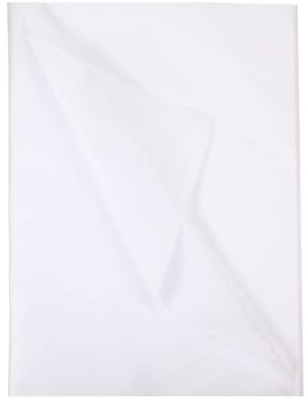 100 Blatt Seidenpapier Weiß, Seidenpapier Verpackungsmaterial, Transparentpapier, Seidenpapier für Hochzeit Geburtstag Ostern Deko DIY Basteln Verpacken, Seidenpapier Weihnachten (Weiß, 50 x 35 cm)