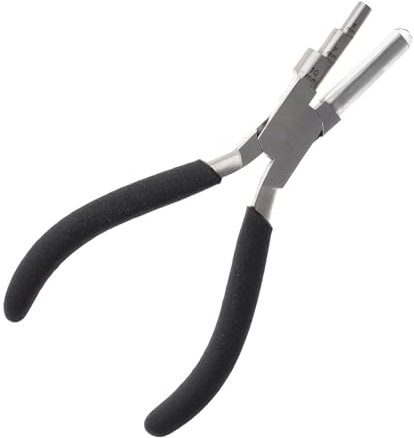 Alicates de punta redonda para fabricación de joyas y soldadura electrónica, mango cómodo, alicates de envoltura de alambre, herramienta de joyería