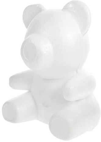 Homoyoyo Orso di Gommapiuma Rosa per Ornamenti in Schiuma Fai da Te Sagoma di Orso Espanso per Decorazioni Artistiche e Festive