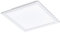 EGLO LED Deckenleuchte Salobrena 1, 1 flammige Deckenlampe, Material: Aluminium, Kunststoff, Farbe: Weiß, L: 30x30 cm, neutralweiß