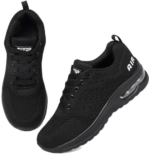 Laufschuhe Damen Turnschuhe Sneaker Damen Sportschuhe mit Luftpolster Sneaker Atmungsaktives Joggingschuhe Leichte rutschfest Straßenlaufschuhe Walkingschuhe Gym Fitness Running Shoes Women