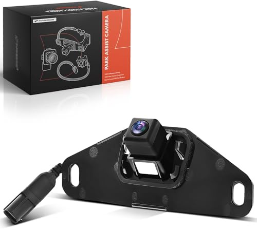 A-Premium Park Assist Camera Rear View Backup Reverse Camera Compatible with Select Toyota Models - 2008 2009 2010 2011 2012 Sequoia - Replace# 86790-34040