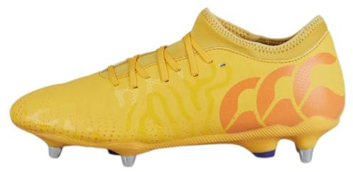 Canterbury Speed Infinite Team Bottes pour Mixte Adulte, Amber Yellow/Orange Crush/Mars Dust, 41.5
