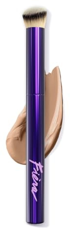 Contoured Concealer Brush for Eyes & Nose – Precise Blending Makeup Brush for Flawless Coverage – Soft, Non-Shedding, Cruelty-Free Brush for Spot Concealing & Hard-to-Reach Areas