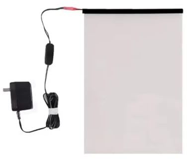 Smart Tint PDLC Smart Film larghezza 90 cm personalizzabile per casa, sala riunioni ufficio finestra (campione 29,7 x 21 cm)