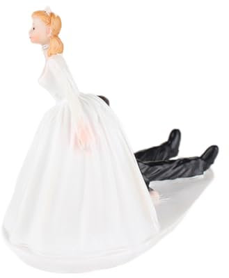 Zymoplas Figurine Candele Bellezza Artigianato in resina Atmosfera vivace Regali per festival Bellissima candela nuziale di squisita fattura