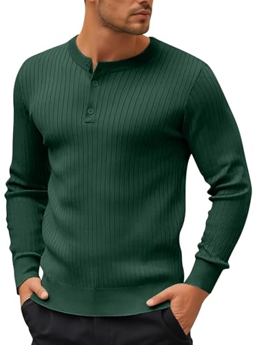 Generico Maglione Elegante Uomo, Maglia Uomo Invernale Maglioncino Scollo Rotondo Maglia a Maniche Lunghe Caldo Pullover Top Morbida Casual Sweater Felpa Classica Ideal per Autunno E Inverno