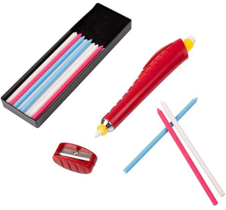 Bohin - Bohin Blanc Extra Fin Craie Crayon avec Recharge - 1 Ensemble