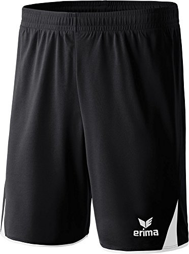 Erima Kinder Classic 5-C Short mit Innenslip (615308), schwarz/weiß, 140