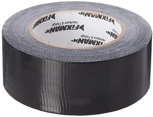 Fixman 188845 Heavy Duty Duct Tape 50 mm x 50m Black
