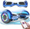 RCB Hoverboards 6,5 Zoll Skateboard Kinder und Jugendliche Hoverboards mit Bluetooth - Led Licht Segway mit Leistungsstarkem Motor Geschenk für Kinder