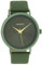 Oozoo Damenuhr mit Glitzereffekt und Lederband 42 MM Moosgrün C10582
