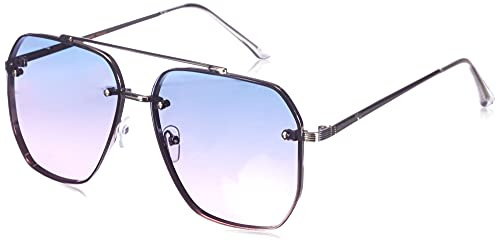 Urban Classics Sunglasses Timor Lunettes de Soleil, Noir/Argent, Taille Unique Mixte