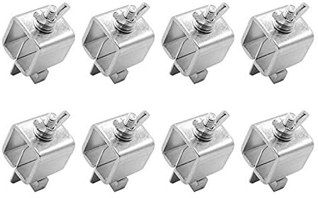 8 Stück Stumpfschweißklemmen Schweißklammern Hohe Qualität Schweißklemmen Stoß-Schweiß-Klemmen zum Schweißen von Reparaturen an Flecken in Fußböden, Flügeln, Türverkleidungen Stahl Gute Qualität