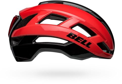 BELL Falcon XR LED MIPS Adult Road Bike Helmet - Gloss Red/Black, Small (52-56 cm)