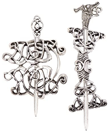 minkissy 2pièces Épingles Cheveux Vintage Ethniques Alliage Pinces Cheveux Femme Chic Pour Mariage Et Quotidien Accessoires Déco Élégants Et Pratiques
