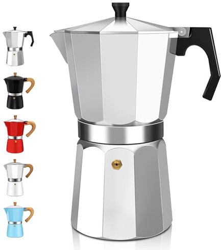 DITOSH 14 Tasse Aluminum Espresso Stovetop Moka Pot Express Coffee Maker Percolator Italian Classic Mocha Coffee Machine for Italian and Cuban Cafe Brewing for Home & Camping 700ml 23oz