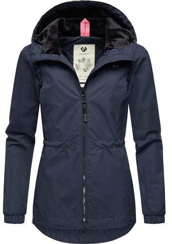 Ragwear Danka - Chaqueta de transición para mujer con capucha XS-6XL, Navy024, L