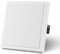 MVAVA Interrupteur Mural en Plastique, Interrupteur Connecté avec Griffe, 80 * 80mm, 1 Gang 1 Way, Blanc