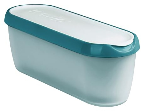 Tovolo Reusable Ice Cream Containers for Homemade Ice Cream Marine Blue, Glide A Scoop Ice Cream Tub for Ice Cream, 1.5 Quart BPA Free Insulated Freezer Safe Ice Cream Container with Lid