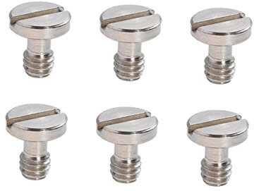 Gadpiparty 6piezas Tornillos Acero Inoxidable Para Trípode Tornillos Cámara Liberación Rápida