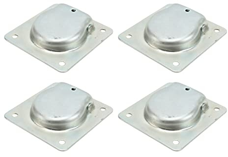 Tbest Anillos de Cuerda para Remolque Empotrados Anclajes de Amarre de Montaje Empotrado de Acero Al Carbono de Alta Resistencia para Asegurar la Carga en Remolques Camionetas y
