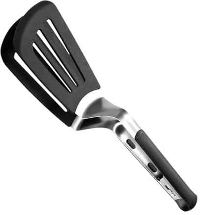 Pinzas de cocción a la parrilla | Utensilio de cocina para preparar alimentos, pinza versátil para voltear alimentos, para carne de pescado de cordero pizza verduras panqueque barbacoa