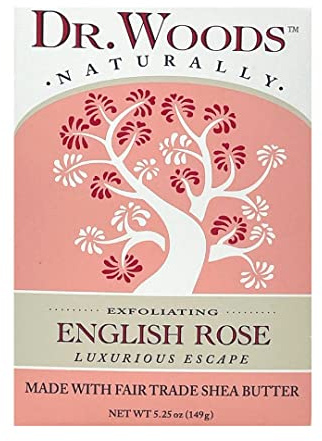 Dr. Woods Bar Soap Skin Lightening English Rose, 5.25 Ounce