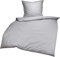 Lorena Mako-Satin Bettwäsche Venedig Silber 1 Bettbezug 135 x 200 cm + 1 Kissenbezug 80 x 80 cm