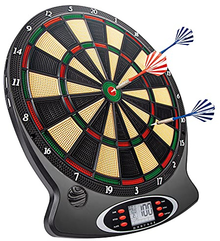 AKTIVE Diana electrónica multijuegos para niños y Adultos, Diana de Dardos Digital de Pared, Juguete Deportivo, Juguete de puntería, Diana de Dardos (43095)