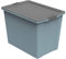 Rotho Compact Aufbewahrungsbox 70l mit Deckel und Rollen