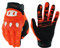 Seibertron Handschuhe - Unisex BMX MX ATV MTB Rennrad Mountainbike Fahrrad Offroad/Dirtbike Straßenrennen Motorrad Motocross Sport Touch-Erkennung Vollfinger-Handschuhe Fluo Orange L