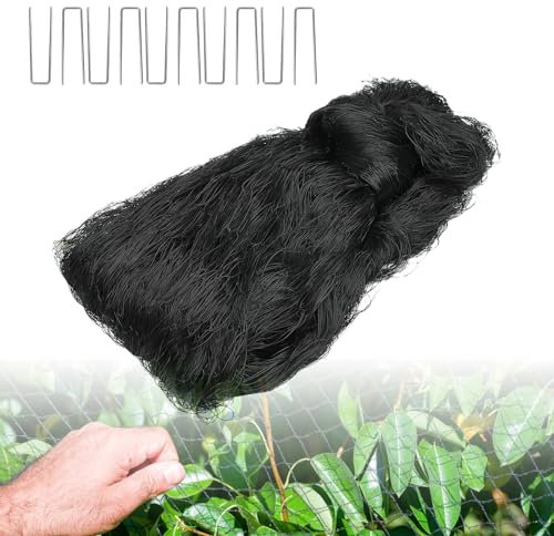 Filet Anti-Oiseaux 5 X 15m, Protection Robuste pour Volière et Poulailler, Maille De 6X 6 Cm, Pour Arbres Fruitiers et Jardin