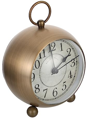 Amosfun Despertador Luminoso Reloj De Escritorio Vintage Despertador Doméstico Sin Reloj Silencioso para Dormitorio como De Noche para Uso Diario