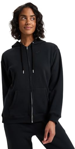 Roxy Stoked Zipped Fleece-tröja borstad svart XXL