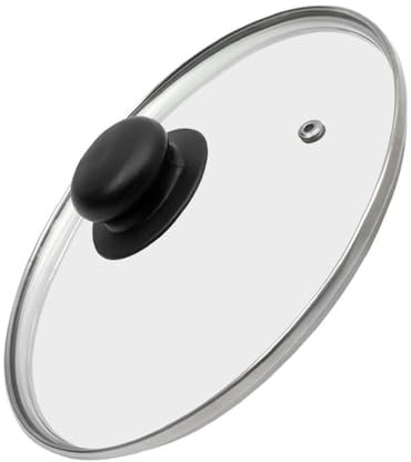 MIXEL Glass Lids For Saucepan, Easy To Clean, Transparent Design, Ideal For Cooking, Boiling, Soups, Sauces, Simmering, Durable And Versatile, Long-Lasting Use, (16cm)