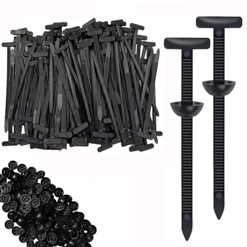 100Pcs Heavy Duty Nylon Universal Cable Tie Buckle for Car, Plastic Cable Ties Tool Fasteners, Self-Locking Zip Ties Holder,Bumper Retainer Clips,UV Resistant Automotive Repair Clips