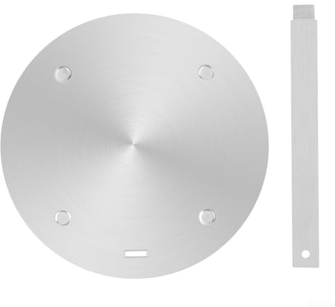 Induction Adapter Plate Stainless Steel Heat Diffuser Disc for Glass Ceramic Hobs Efficient Energy Saving Cookware Converter Silver 16cm to 28cm Sizes Available(28)