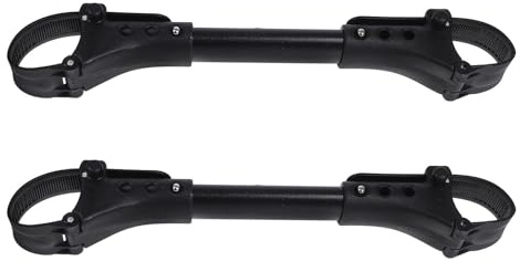 Vaguelly Conector Paquete Negro para Gemelar Cochecito Aluminio al de Resistente y Antióxido de 2 Piezas para Uso Aire Libre y Familias Dos Niños