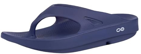 OOFOS OOriginal Recovery Sandal, Navy - Women’s Size 8, Men’s Size 6