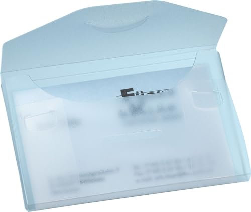 10x transparente Visitenkartenbox für bis zu 25 Visitenkarten