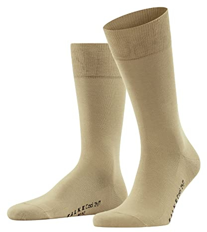 FALKE Herren Socken Cool 24/7, Baumwolle, 1 Paar, Beige (Sand 4320), 45-46